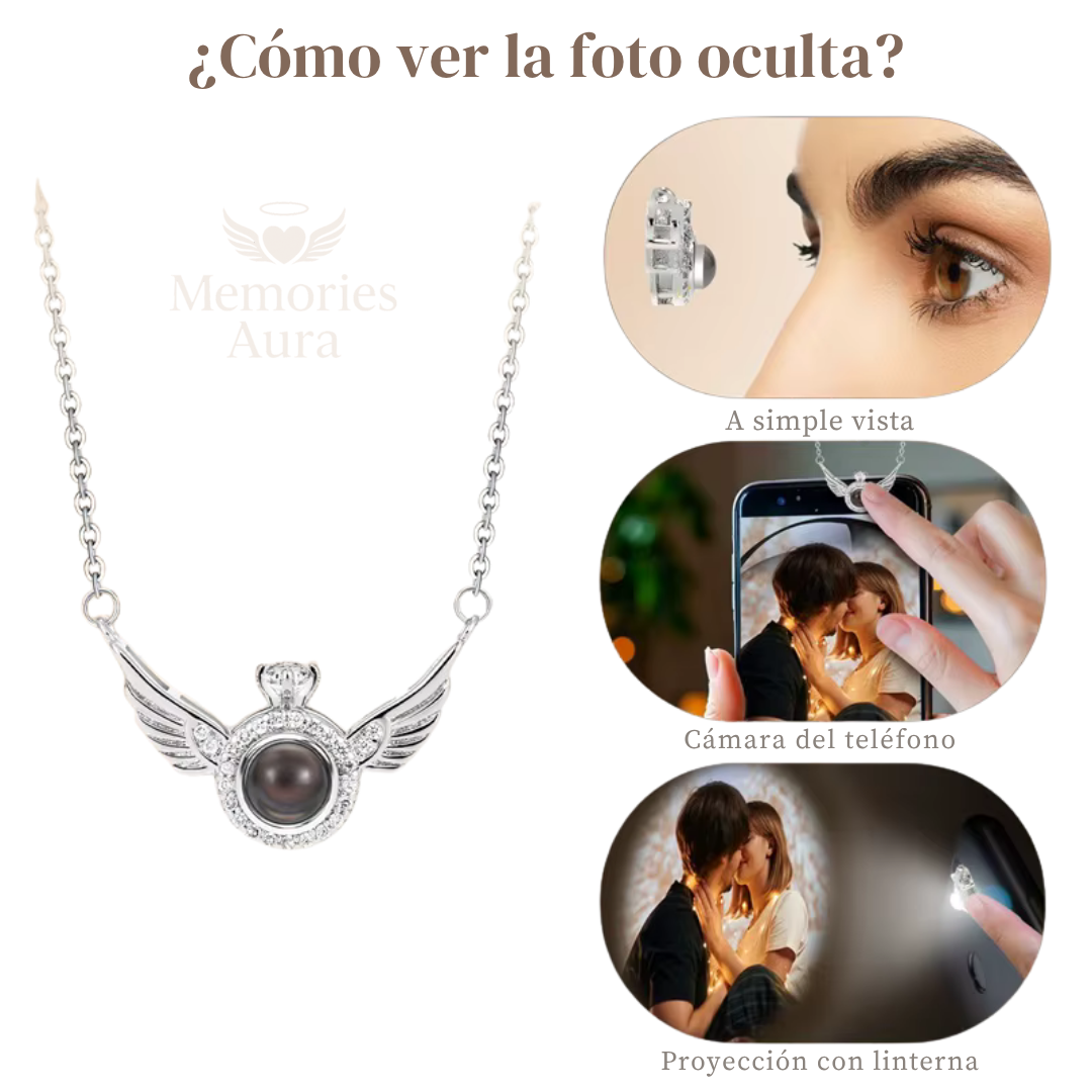 Collar con proyección y foto personalizada