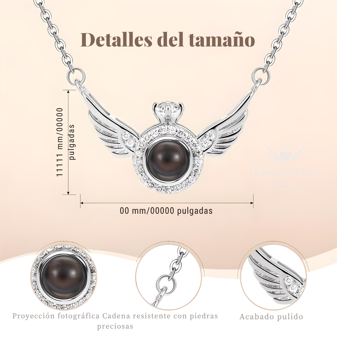 Collar con proyección y foto personalizada