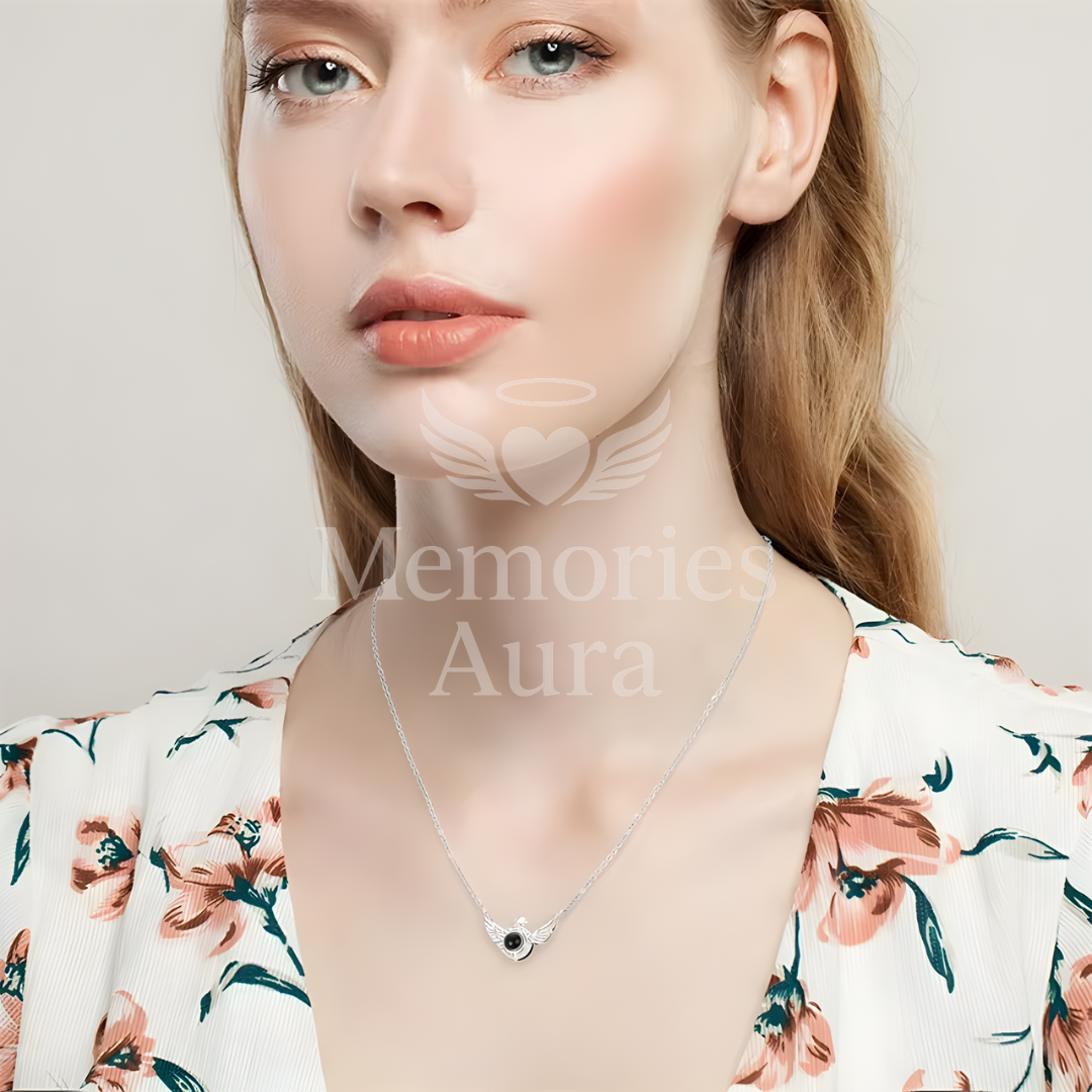 Collar con proyección y foto personalizada