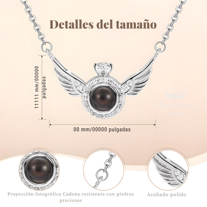 Collar con proyección y foto personalizada