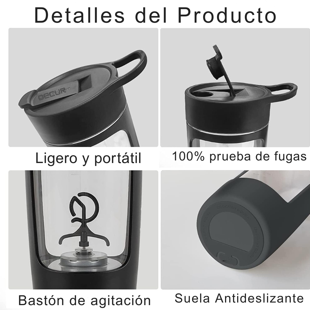 Botella mezcladora eléctrica