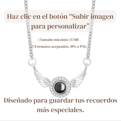 Collar con proyección y foto personalizada