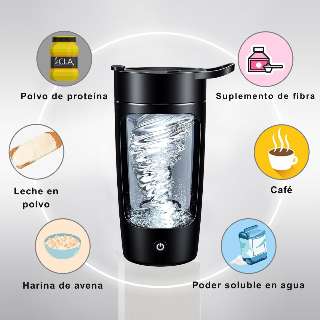 Botella mezcladora eléctrica